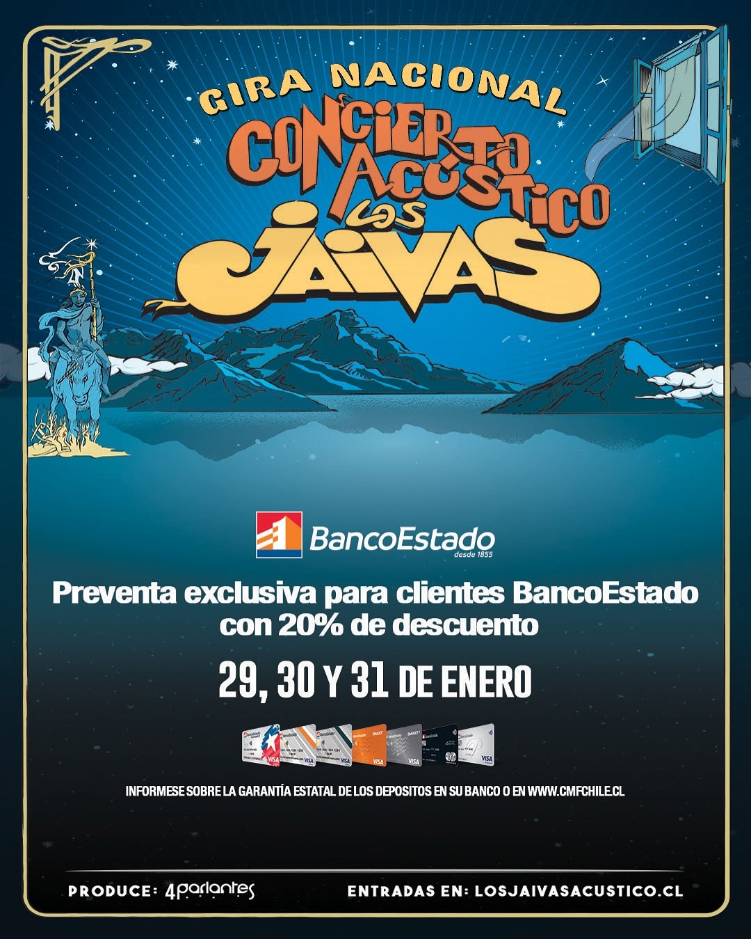 Los Jaivas recorrerán Chile en formato acústico